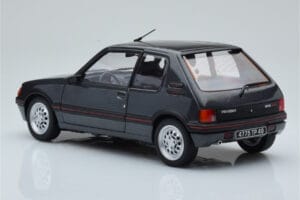 Peugeot 205 GTi 1.6 Graphite Grå Norev 1:18 184845 Metal — billede 7 af 8