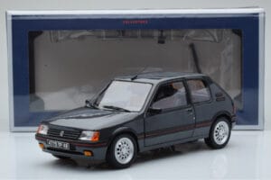 Peugeot 205 GTi 1.6 Graphite Grå Norev 1:18 184845 Metal — billede 8 af 8