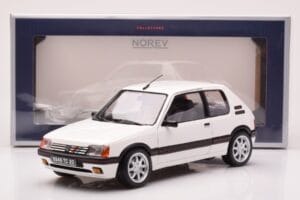 Peugeot 205 GTi 1.9 Meije Hvid Norev 1:18 184842 Metal — billede 8 af 8