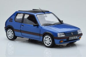 Peugeot 205 GTi 1.9 Med Soltag Miami Blå Norev 1:18 184844 Metal — billede 6 af 8
