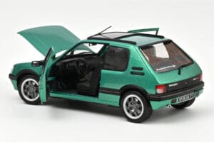 Peugeot 205 GTi Griffe Med Soltag Grøn Norev 1:18 184847 Metal — billede 2 af 3