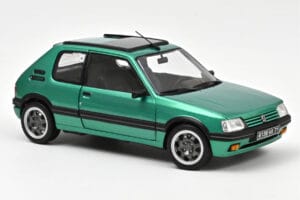 Peugeot 205 GTi Griffe Med Soltag Grøn Norev 1:18 184847 Metal