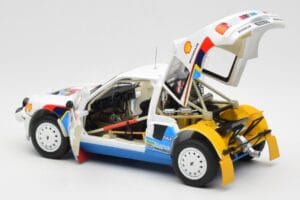 Peugeot 205 T16 #2 A. Vatanen / T. Harryman Rally Monte Carlo 1985 Norev 1:18 184864 Metal — billede 5 af 8