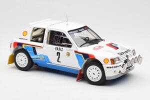 Peugeot 205 T16 #2 A. Vatanen / T. Harryman Rally Monte Carlo 1985 Norev 1:18 184864 Metal — billede 6 af 8