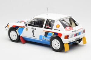 Peugeot 205 T16 #2 A. Vatanen / T. Harryman Rally Monte Carlo 1985 Norev 1:18 184864 Metal — billede 7 af 8