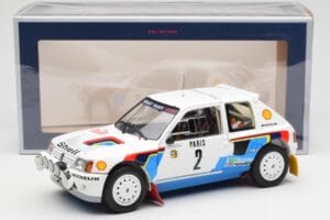 Peugeot 205 T16 #2 A. Vatanen / T. Harryman Rally Monte Carlo 1985 Norev 1:18 184864 Metal — billede 8 af 8
