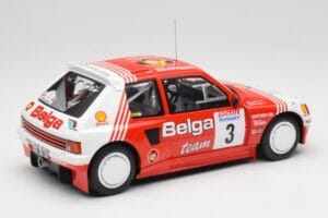Peugeot 205 T16 #3 B. Darniche / A. Mahe Rally Ypres 1985 IXO 1:18 18RMC135 Metal — billede 2 af 6