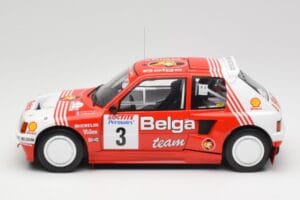 Peugeot 205 T16 #3 B. Darniche / A. Mahe Rally Ypres 1985 IXO 1:18 18RMC135 Metal — billede 3 af 6