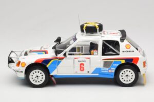 Peugeot 205 T16 Peugeot Talbot Sport T. Salonen / S. Harjanne Safari Rally 1985 Otto 1:18 OT1161 Resin — billede 3 af 6