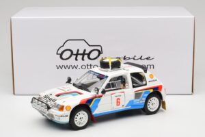 Peugeot 205 T16 Peugeot Talbot Sport T. Salonen / S. Harjanne Safari Rally 1985 Otto 1:18 OT1161 Resin — billede 6 af 6