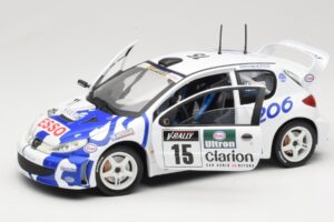 Peugeot 206 WRC #15 G. Panizzi / H. Panizzi WRC 1999 Solido 1:18 9016 Metal — billede 2 af 8