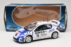 Peugeot 206 WRC #15 G. Panizzi / H. Panizzi WRC 1999 Solido 1:18 9016 Metal — billede 8 af 8