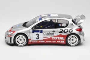 Peugeot 206 WRC #3 G. Panizzi / H. Panizzi Rally Tour de Corse 2002 Otto 1:18 OT1085 Resin — billede 3 af 6