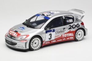 Peugeot 206 WRC #3 G. Panizzi / H. Panizzi Rally Tour de Corse 2002 Otto 1:18 OT1085 Resin