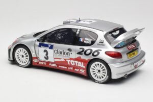 Peugeot 206 WRC #3 G. Panizzi / H. Panizzi Rally Tour de Corse 2002 Otto 1:18 OT1085 Resin — billede 5 af 6