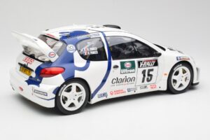 Peugeot 206 WRC G. Panizzi / H. Panizzi Tour de Corse 1999 Otto 1:12 G081 Resin — billede 2 af 6