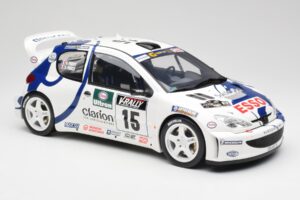 Peugeot 206 WRC G. Panizzi / H. Panizzi Tour de Corse 1999 Otto 1:12 G081 Resin — billede 4 af 6
