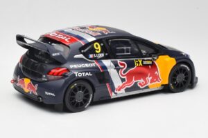 Peugeot 208 WRX #9 S. Loeb World RX of Belgium 2018 Otto 1:18 OT455 Resin — billede 2 af 6