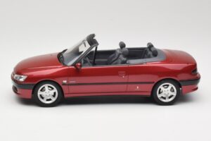 Peugeot 306 Cabriolet Rød Otto 1:18 OT042 Resin — billede 3 af 6