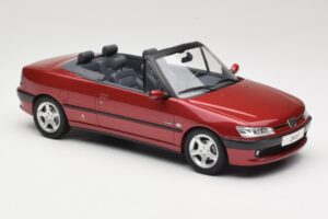 Peugeot 306 Cabriolet Rød Otto 1:18 OT042 Resin — billede 4 af 6