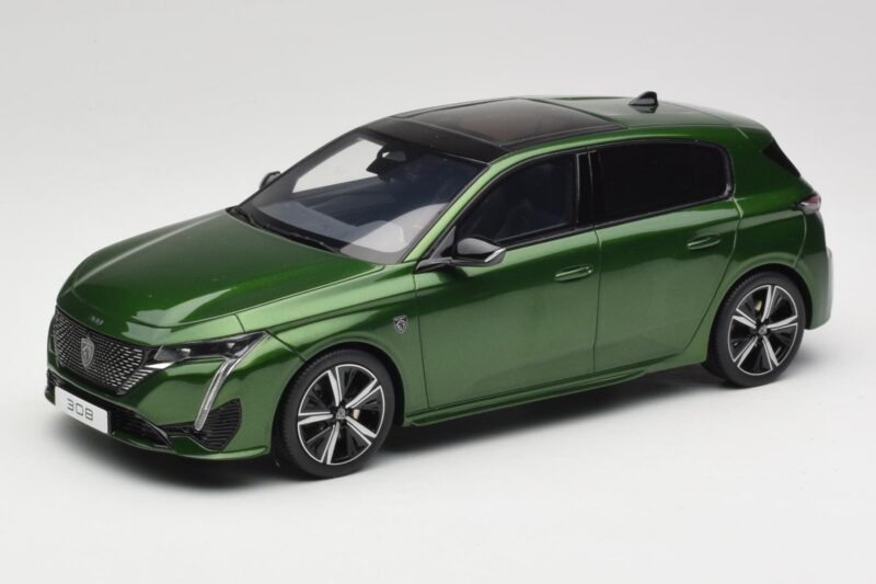Peugeot 308 GT Olivine Green Otto 1:18 OT458 Resin