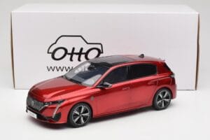 Peugeot 308 GT P5 Elixir Red Otto 1:18 OT1140 Resin — billede 6 af 6