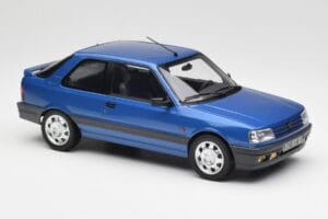 Peugeot 309 GTi16 Miami Blå Norev 1:18 184881 Metal — billede 4 af 6