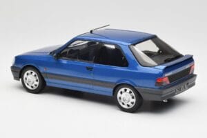 Peugeot 309 GTi16 Miami Blå Norev 1:18 184881 Metal — billede 5 af 6
