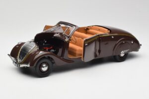 Peugeot 402 Eclipse Chokolade Norev 1:18 184873 Metal — billede 2 af 12