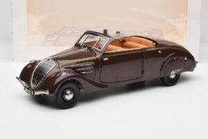 Peugeot 402 Eclipse Chokolade Norev 1:18 184873 Metal — billede 12 af 12