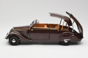 Peugeot 402 Eclipse Chokolade Norev 1:18 184873 Metal — billede 6 af 12