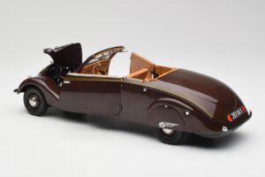 Peugeot 402 Eclipse Chokolade Norev 1:18 184873 Metal — billede 8 af 12