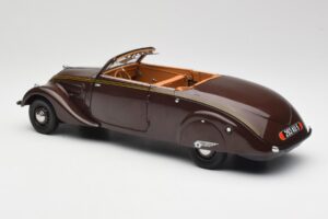 Peugeot 402 Eclipse Chokolade Norev 1:18 184873 Metal — billede 9 af 12