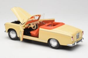 Peugeot 403 Cabriolet Sandgul Solido 1:18 8165 Metal — billede 5 af 8