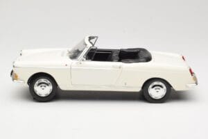Peugeot 404 Cabriolet Hvid Norev 1:18 184746 Metal — billede 4 af 8
