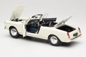 Peugeot 404 Cabriolet Hvid Norev 1:18 184746 Metal — billede 5 af 8