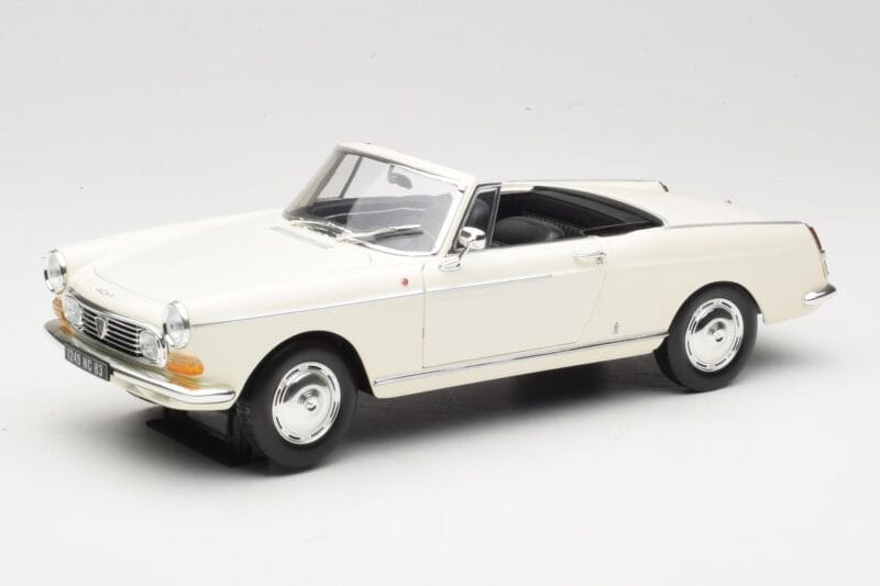 Peugeot 404 Cabriolet Hvid Norev 1:18 184746 Metal