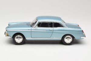 Peugeot 404 Coupe Blå Norev 1:18 184745 Metal — billede 4 af 8