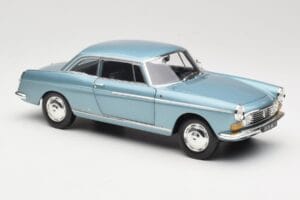 Peugeot 404 Coupe Blå Norev 1:18 184745 Metal — billede 6 af 8