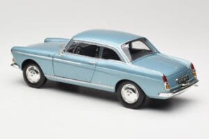 Peugeot 404 Coupe Blå Norev 1:18 184745 Metal — billede 7 af 8