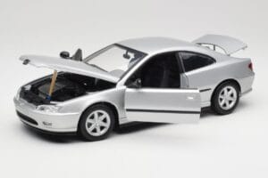 Peugeot 406 Coupe Sølv Gate 1:18 01024 Metal — billede 2 af 8