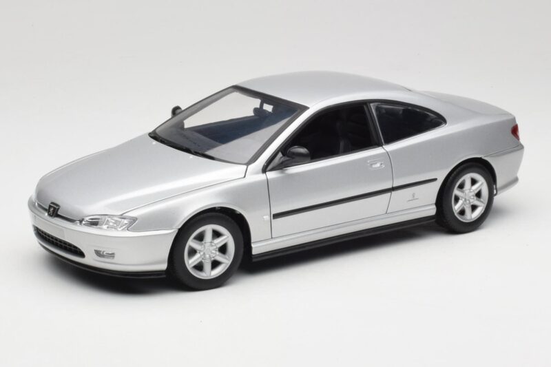 Peugeot 406 Coupe Sølv Gate 1:18 01024 Metal
