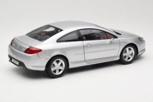 Peugeot 407 Coupe Sølv Norev 1:18 184747 Metal — billede 3 af 8