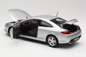 Peugeot 407 Coupe Sølv Norev 1:18 184747 Metal — billede 5 af 8
