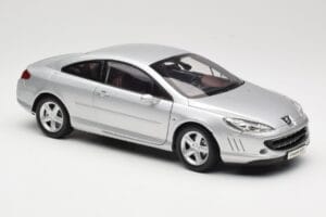 Peugeot 407 Coupe Sølv Norev 1:18 184747 Metal — billede 6 af 8