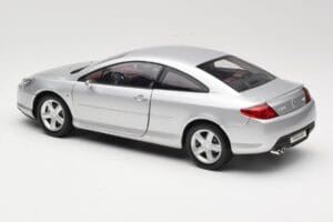 Peugeot 407 Coupe Sølv Norev 1:18 184747 Metal — billede 7 af 8