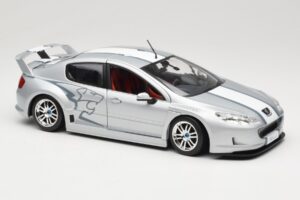 Peugeot 407 Racing Sølv Solido 1:18 90642 Metal — billede 6 af 8
