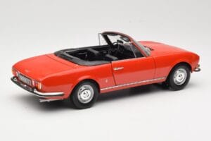 Peugeot 504 Cabriolet Rød Norev 1:18 184754 Metal — billede 3 af 8