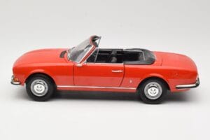 Peugeot 504 Cabriolet Rød Norev 1:18 184754 Metal — billede 4 af 8
