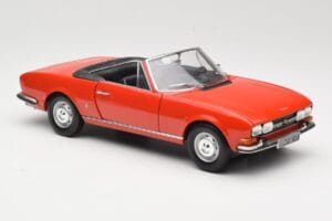 Peugeot 504 Cabriolet Rød Norev 1:18 184754 Metal — billede 6 af 8